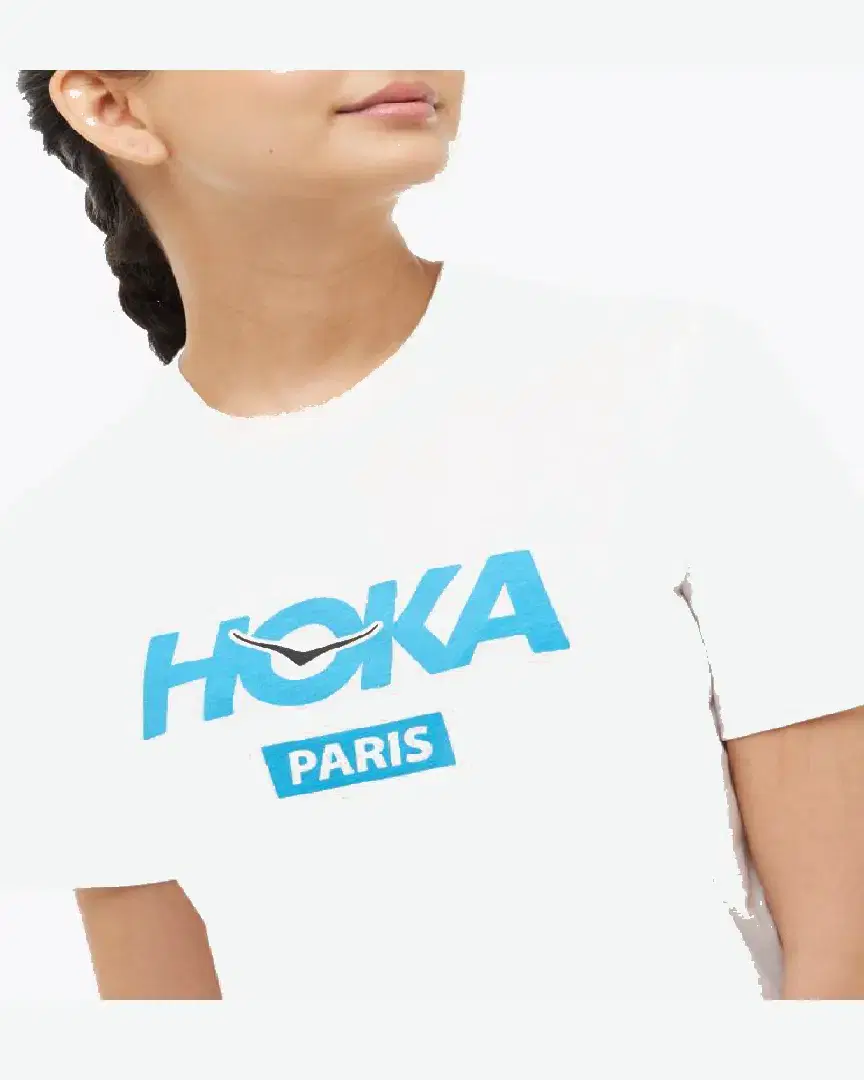 Hoka T-Shirt Paris City W - 1178931-WHT (4) au meilleur prix !