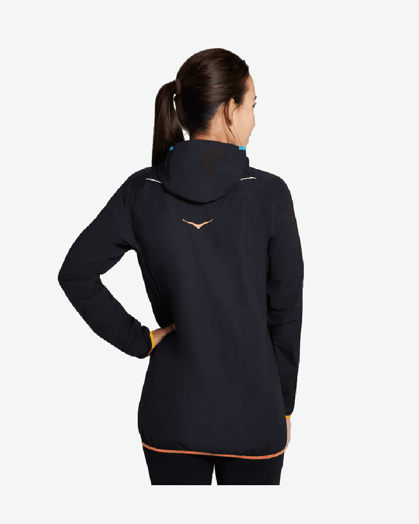 Hoka Veste Imperméable Ultra Légère W - 1139574-BLK (2) au meilleur prix !