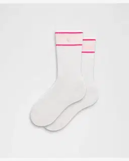Lululemon chaussettes daily essential unisexes rayures rétro Homme – 1/5