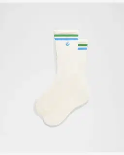 Lululemon chaussettes daily essential unisexes stripe Homme – 1/5