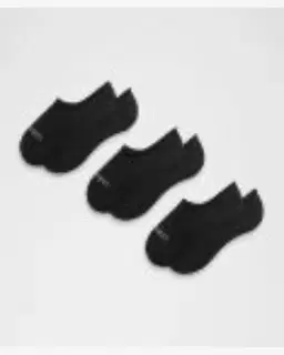 Lululemon chaussettes invisibles daily essential unisexe lot de 3 Femme – 3/4