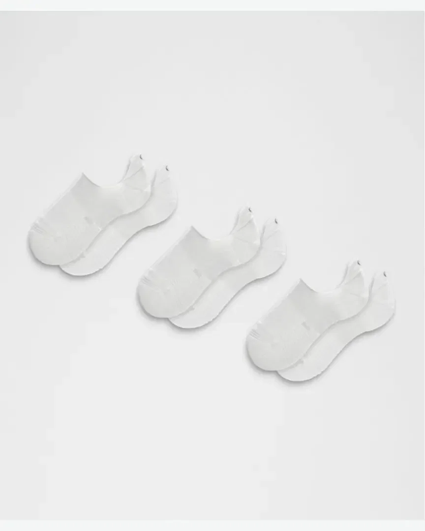 Lululemon Chaussettes Power Stride Unisexes Invisibles Lot De 3 W