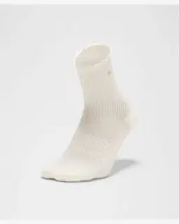 Lululemon chaussettes unisexes mi-hautes à bordure ondulée 3 paires Unisexe – 3/5