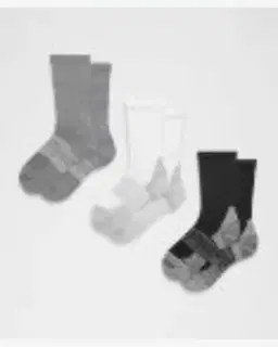 Lululemon chaussettes unisexes power stride avec amorti 3 paires Homme – 4/5
