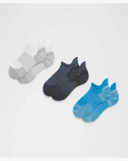 Lululemon chaussettes unisexes power stride avec amorti languette 3 paires Unisexe – 1/4