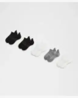 Lululemon chaussettes unisexes power stride avec languette lot de 5 Homme – 3/4