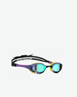 Lunettes De Natation Verres Miroirs Arena Cobra Edge Swipe Mirror Emerald Plum Cyber Homme – 1/5