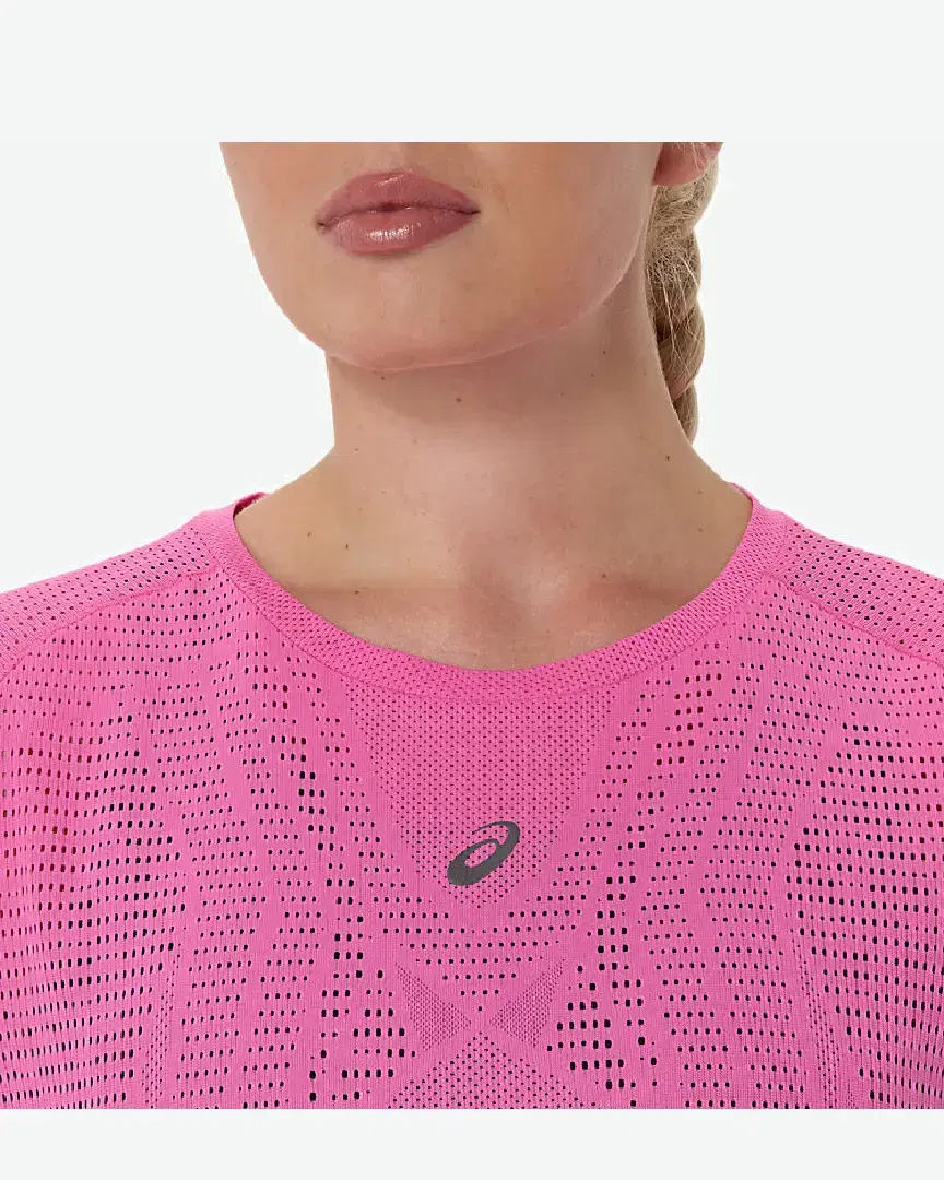 Tee-Shirt À Manches Courtes Asics Metarun Pattern W - 2012D214-700 (3) au meilleur prix !