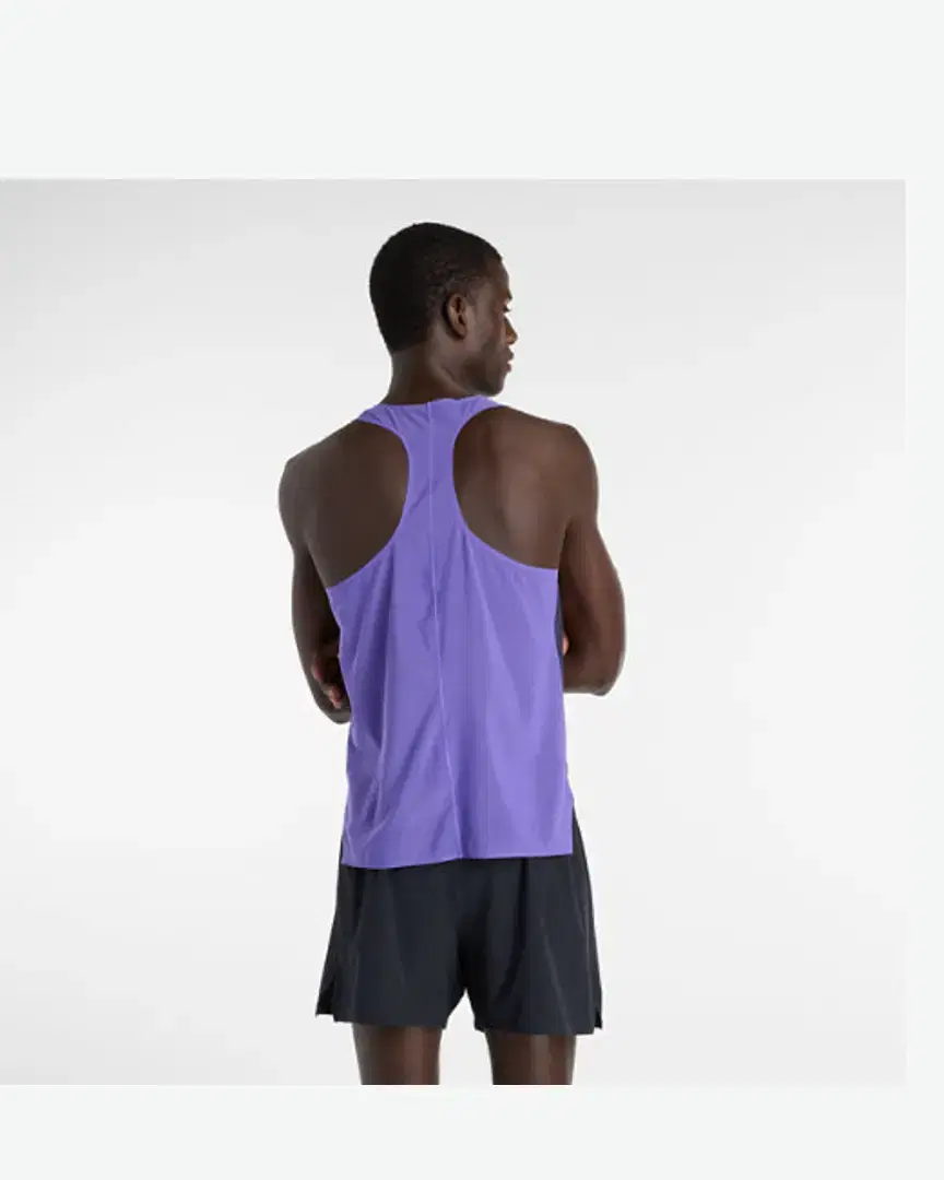 New Balance Race Day Ultra Light Printed Singlet M - MT61934JEPU (2) au meilleur prix !