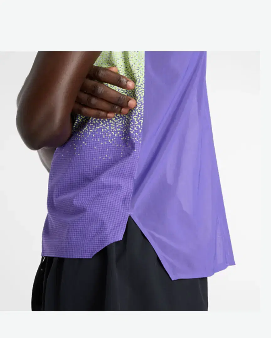 New Balance Race Day Ultra Light Printed Singlet M - MT61934JEPU (4) au meilleur prix !