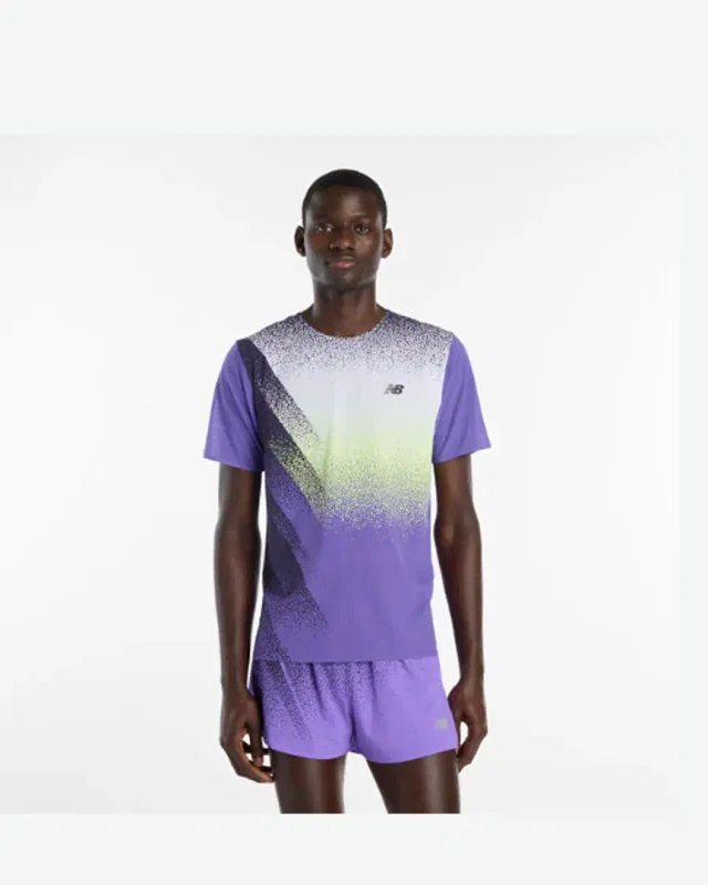 New Balance Race Day Ultra Light Printed T-Shirt M