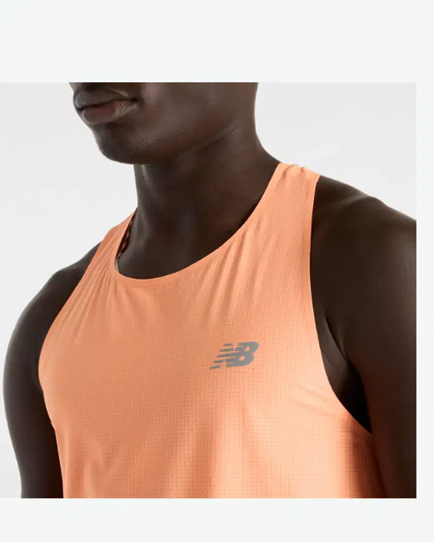 New Balance Race Day Ultra Light Singlet M - MT51205HMO (1) au meilleur prix !