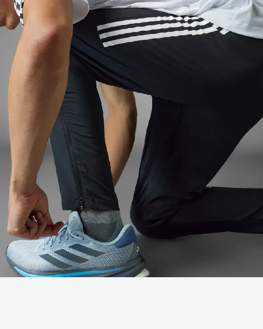 Pantalon Adidas Own The Run 3 Bandes M - IK4982 (3) au meilleur prix !