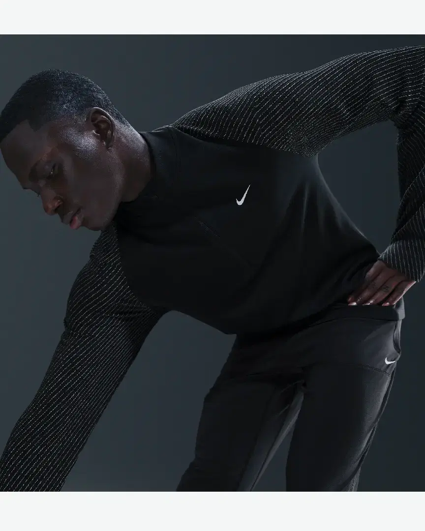Pull 1/2 Zip Et Motifs Réfléchissants Dri-Fit Nike M - IM6280-010 (2) au meilleur prix !