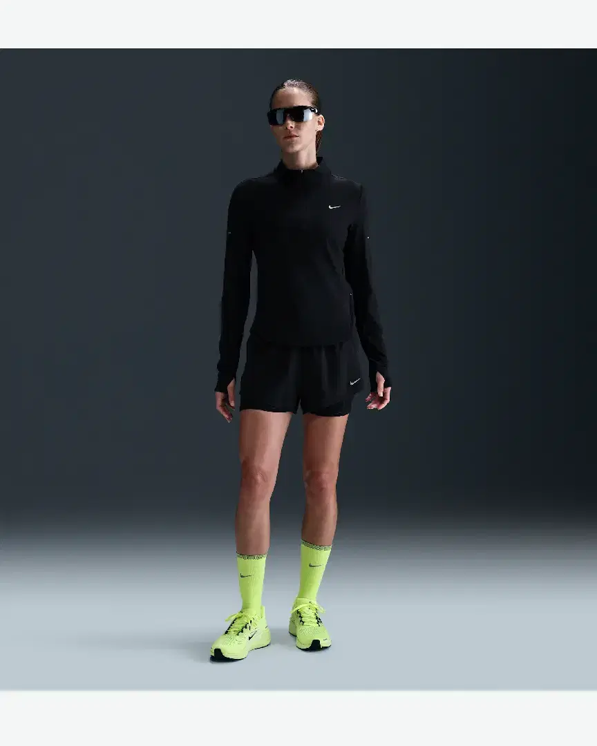 Pull 1/4 Zip Anti-Uv Dri-Fit Nike Swift W - HQ0499-010 (3) au meilleur prix !