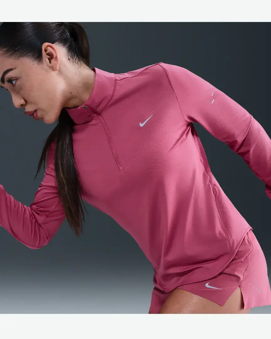 Pull 1/4 Zip Anti-Uv Dri-Fit Nike Swift W - HQ0499-634 (2) au meilleur prix !