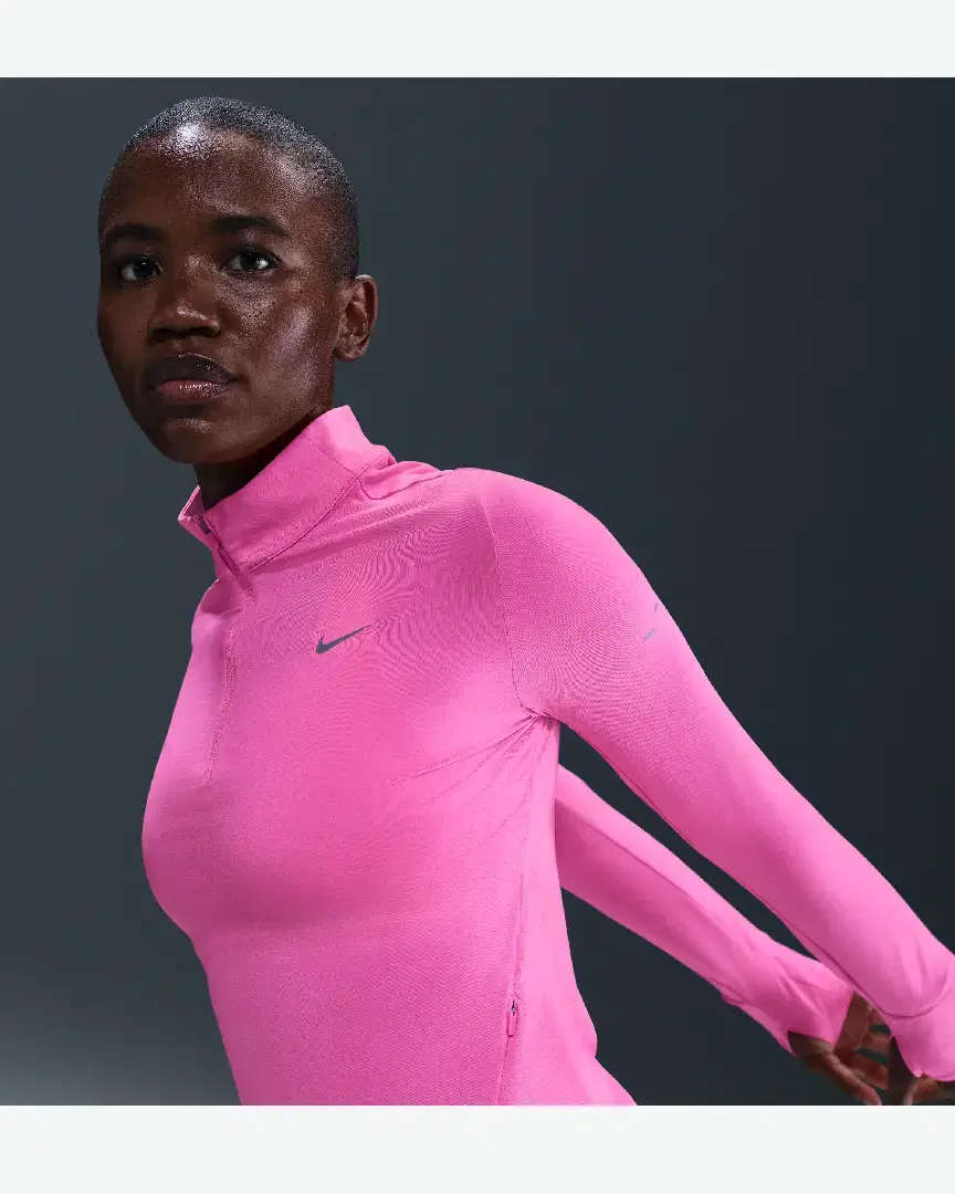 Pull 1/4 Zip Anti-Uv Dri-Fit Nike Swift W - HQ0499-675 (2) au meilleur prix !