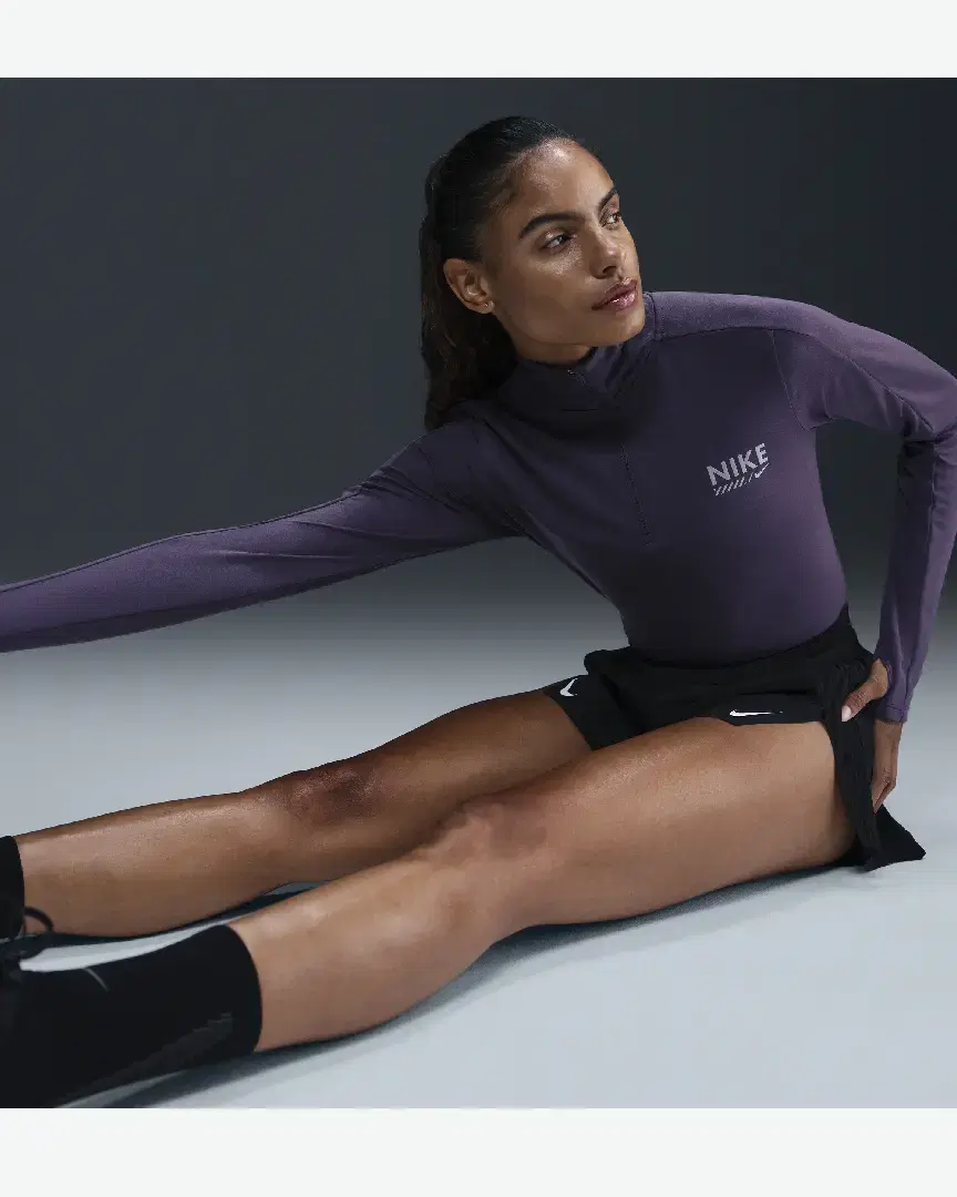 Pull 1/4 Zip Dri-Fit Nike Pacer W - HM4329-573 (2) au meilleur prix !