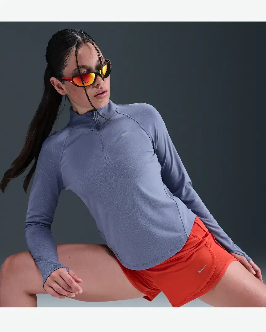 Pull 1/4 Zip Dri-Fit Nike Tempo W - HV2996-499 (2) au meilleur prix !