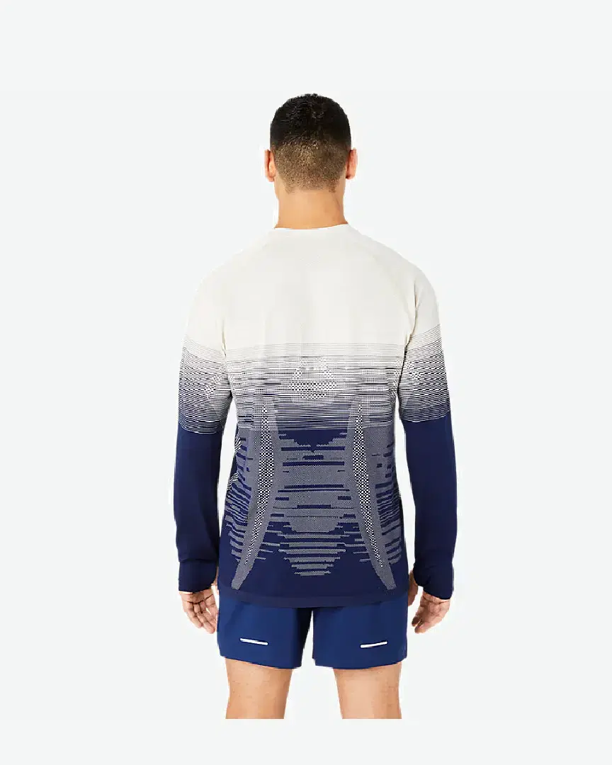 Tee-Shirt À Manches Longues Asics Seamless M - 2011C394-200 (1) au meilleur prix !