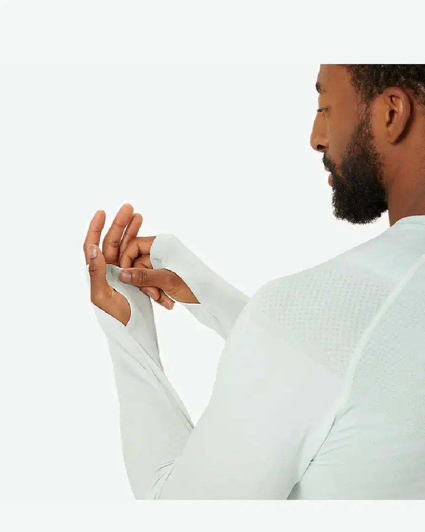 Tee-Shirt À Manches Longues Asics Seamless M - 2011C394-302 (5) au meilleur prix !