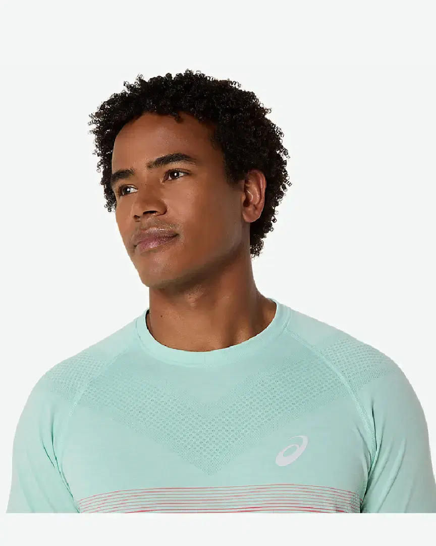 Tee-Shirt À Manches Courtes Asics Seamless M - 2011C398-700 (3) au meilleur prix !