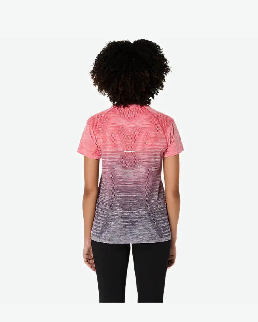 Tee-Shirt À Manches Courtes Asics Seamless W - 2012C385-701 (1) au meilleur prix !