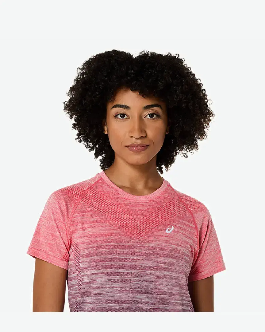Tee-Shirt À Manches Courtes Asics Seamless W - 2012C385-701 (3) au meilleur prix !