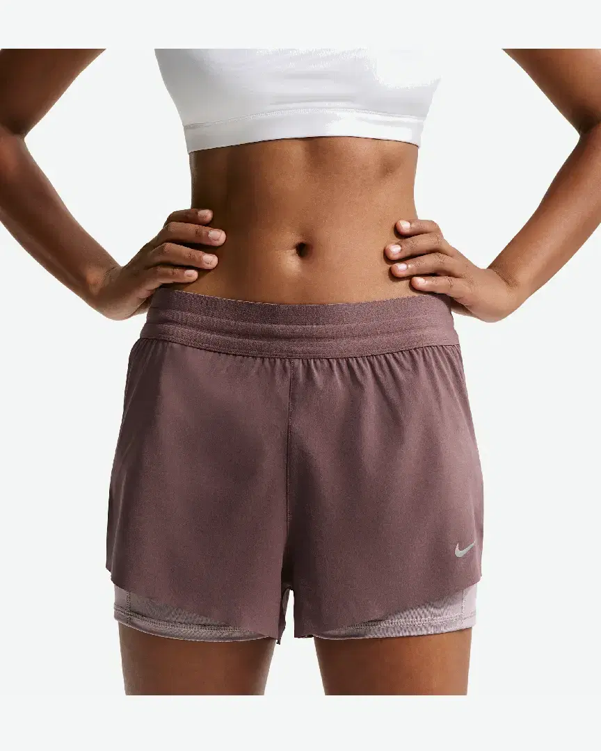 Short 2-En-1 Taille Mi-Haute Dri-Fit Nike Swift W - HJ5376-502 (1) au meilleur prix !