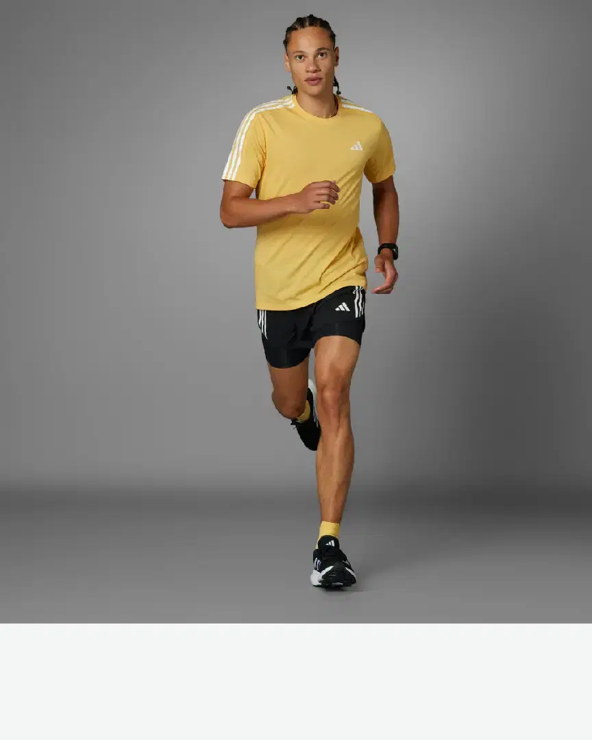 Short Adidas 2-En-1 Own The Run 3 Bandes M - IQ3808 (2) au meilleur prix !