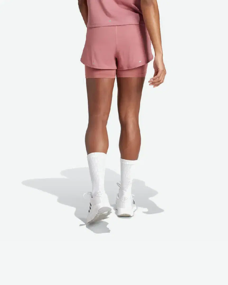 Short Adidas 2 En 1 Own The Run 3 Bandes W - IS9574 (1) au meilleur prix !