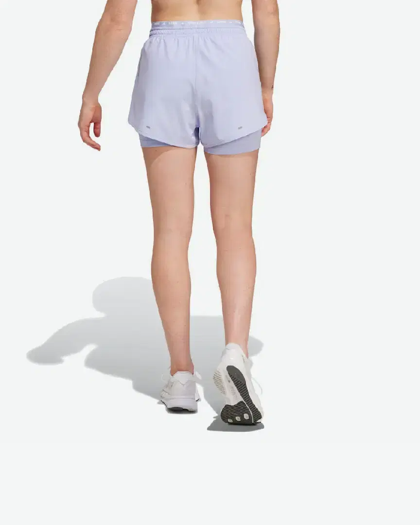 Short Adidas 2 En 1 Own The Run 3 Bandes W - JD2283 (1) au meilleur prix !