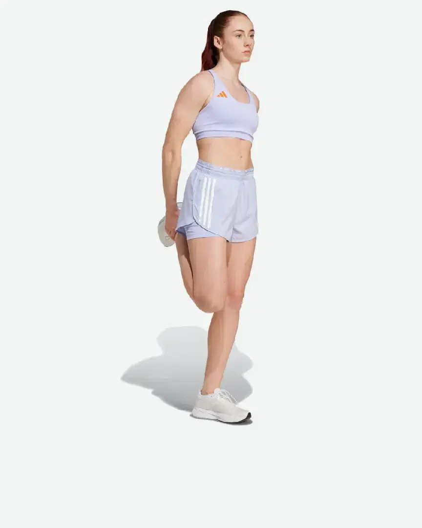 Short Adidas 2 En 1 Own The Run 3 Bandes W - JD2283 (2) au meilleur prix !