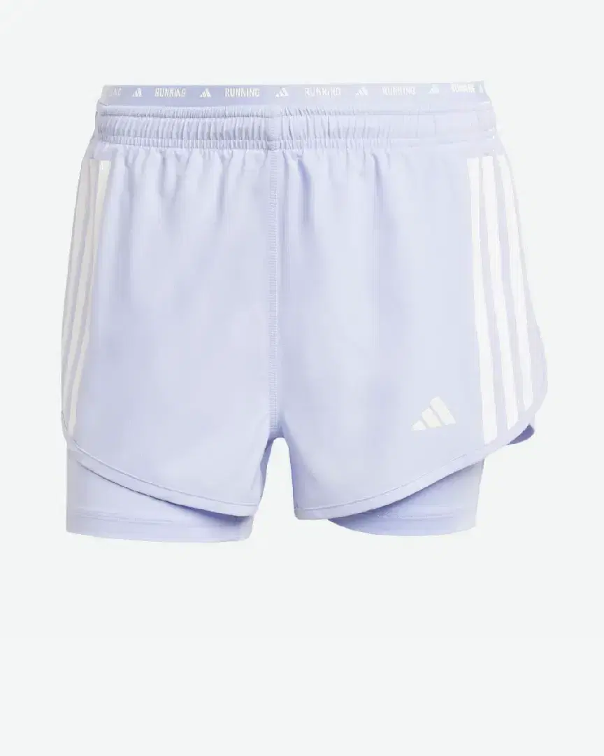 Short Adidas 2 En 1 Own The Run 3 Bandes W - JD2283 (3) au meilleur prix !