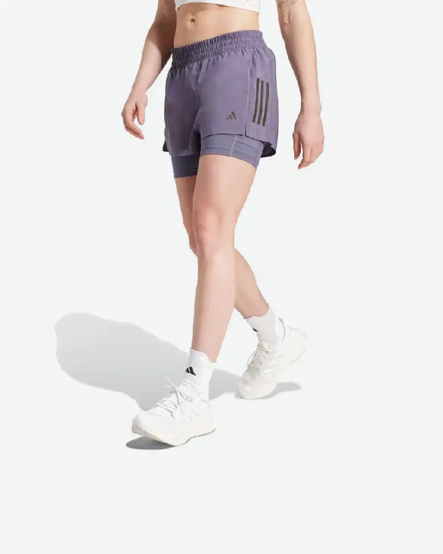 Short Adidas 2 En 1 Own The Run Climacool W - JW9696 (0) au meilleur prix !