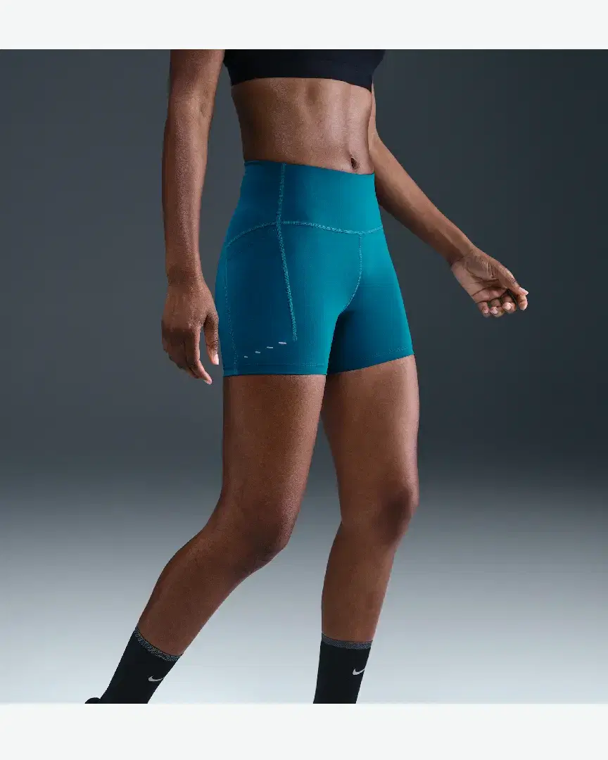 Short Ajusté Taille Haute Avec Poches 10 Cm Nike Swift W - HJ2258-301 (1) au meilleur prix !