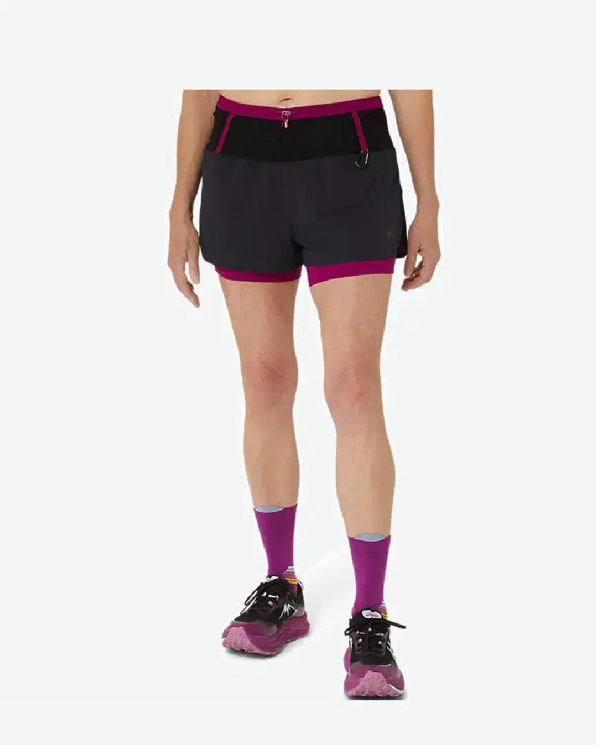 Short Asics Fujitrail 2-N-1 W - 2012C719-002 (0) au meilleur prix !