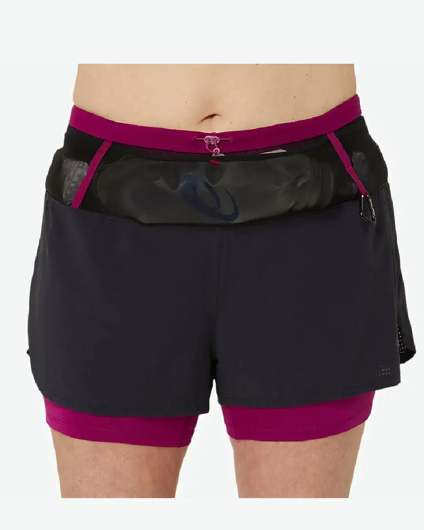 Short Asics Fujitrail 2-N-1 W - 2012C719-002 (6) au meilleur prix !