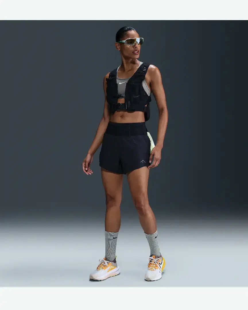 Short Avec Sous-Short Intégré Dri-Fit Nike Trail W - HM0280-010 (0) au meilleur prix !