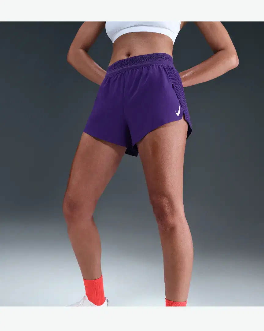 Short Taille Mi-Haute Avec Sous-Short Intégré Dri-Fit Adv Nike Aeroswift 8 Cm W - FN2328-547 (1) au meilleur prix !