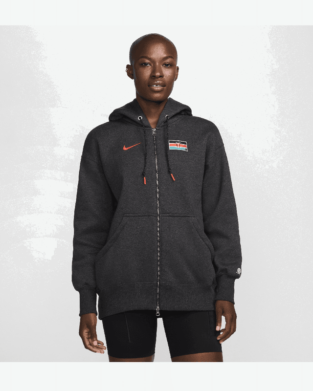 Sweat À Capuche Oversize À Zip Nike Team Kenya Phoenix Fleece W