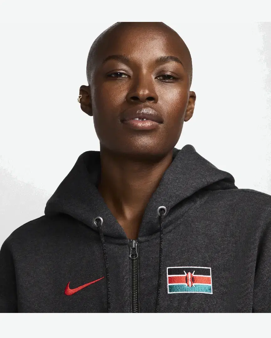 Sweat À Capuche Oversize À Zip Nike Team Kenya Phoenix Fleece W - FJ3226-032 (2) au meilleur prix !