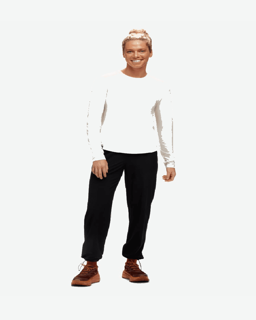 T-Shirt À Manches Longues Essential Hoka W - 1142130-EGN (3) au meilleur prix !