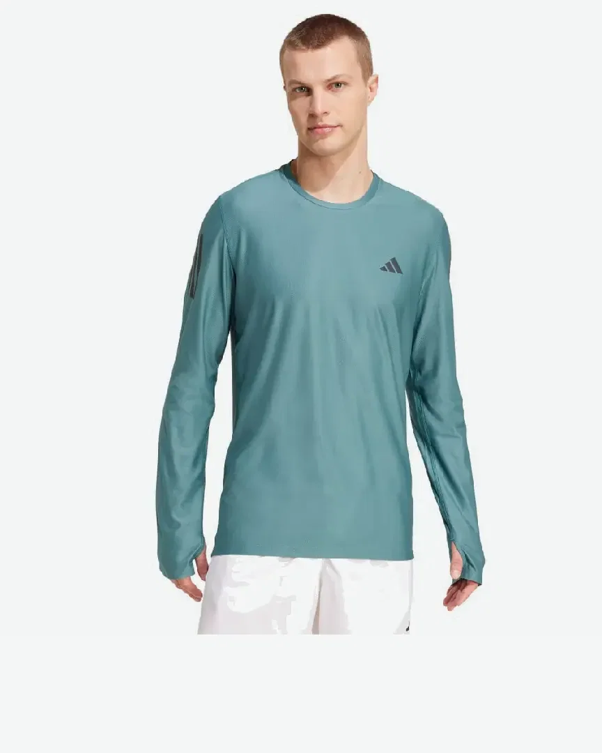t-shirt adidas manches longues own the run Homme
