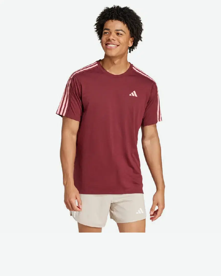 T-Shirt Adidas Own The Run 3 Bandes M - IS9585 (0) au meilleur prix !