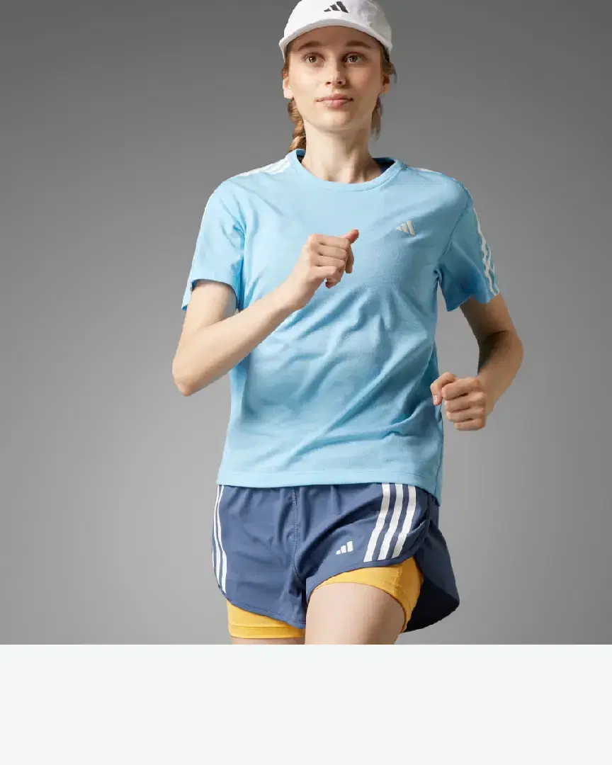 T-Shirt Adidas Own The Run 3 Bandes M - IK5020 (0) au meilleur prix !