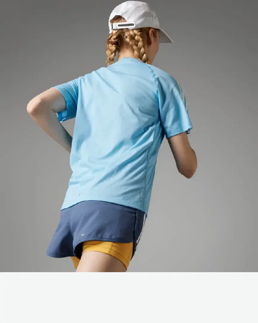 T-Shirt Adidas Own The Run 3 Bandes M - IK5020 (1) au meilleur prix !