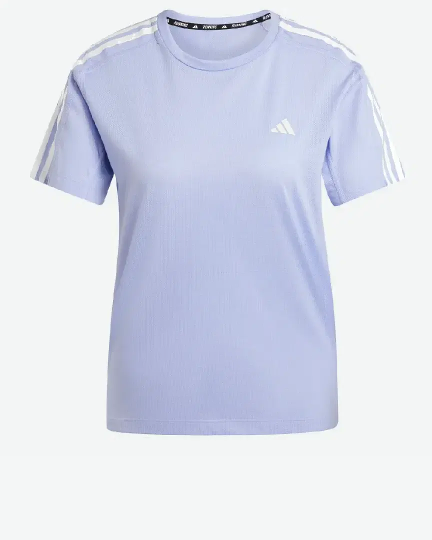 T-Shirt Adidas Own The Run 3 Bandes M - JD2276 (3) au meilleur prix !