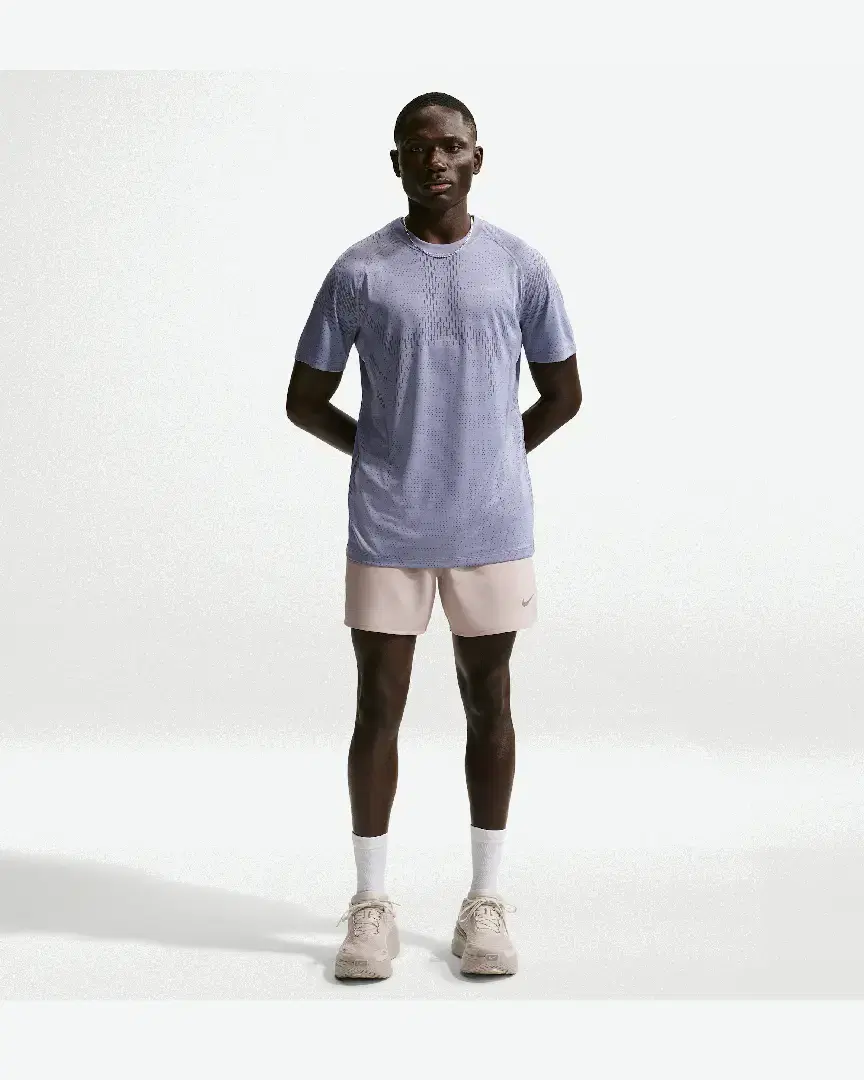 Tee-Shirt À Manches Courtes Et Motifs Réfléchissants Dri-Fit Adv Nike Stride M - IF2088-506 (3) au meilleur prix !