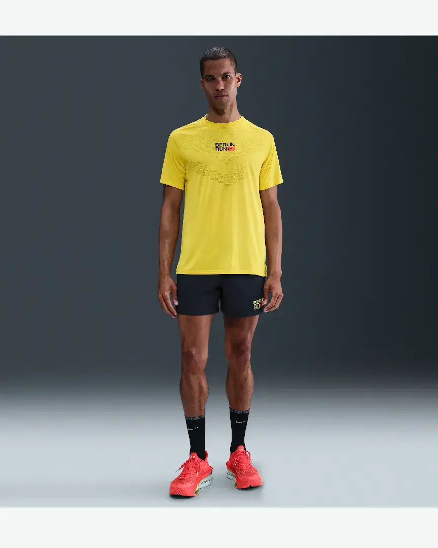 Tee-Shirt À Manches Courtes Et Motifs Réfléchissants Dri-Fit Adv Nike Stride M - IH4069-718 (3) au meilleur prix !